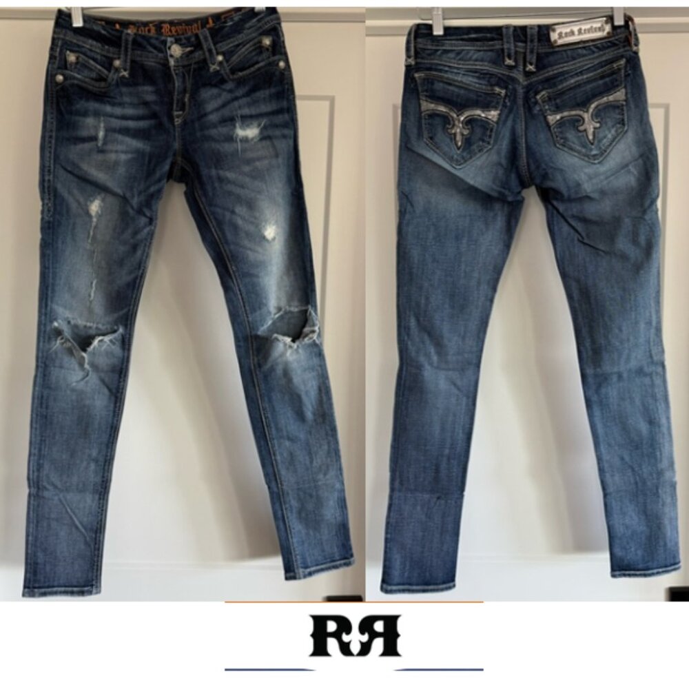 Rock Revival Charlotte Skinny Size 27